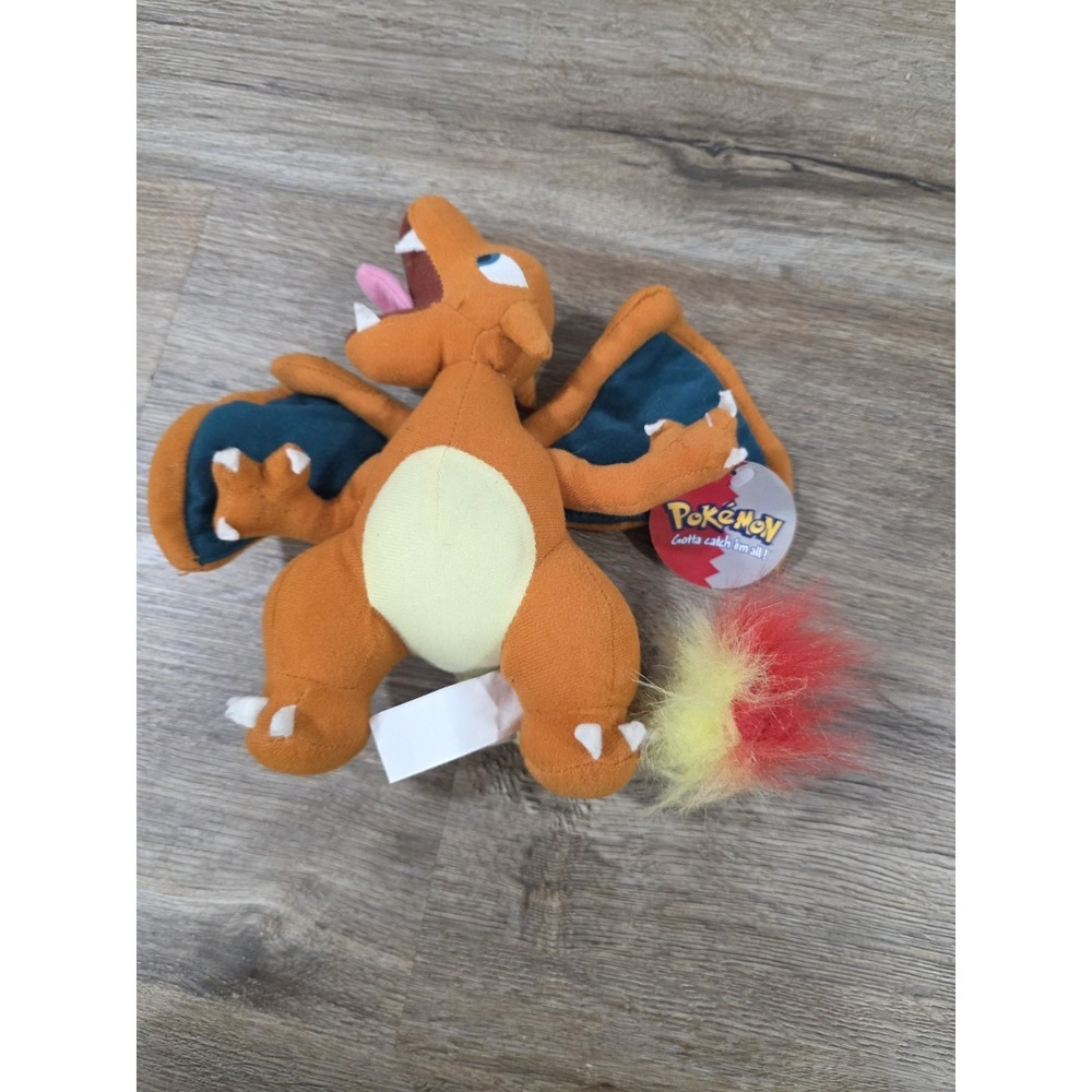 1999 Charizard Plush Play-by-Play Official Nintendo Licensed Pokemon Vtg 8"